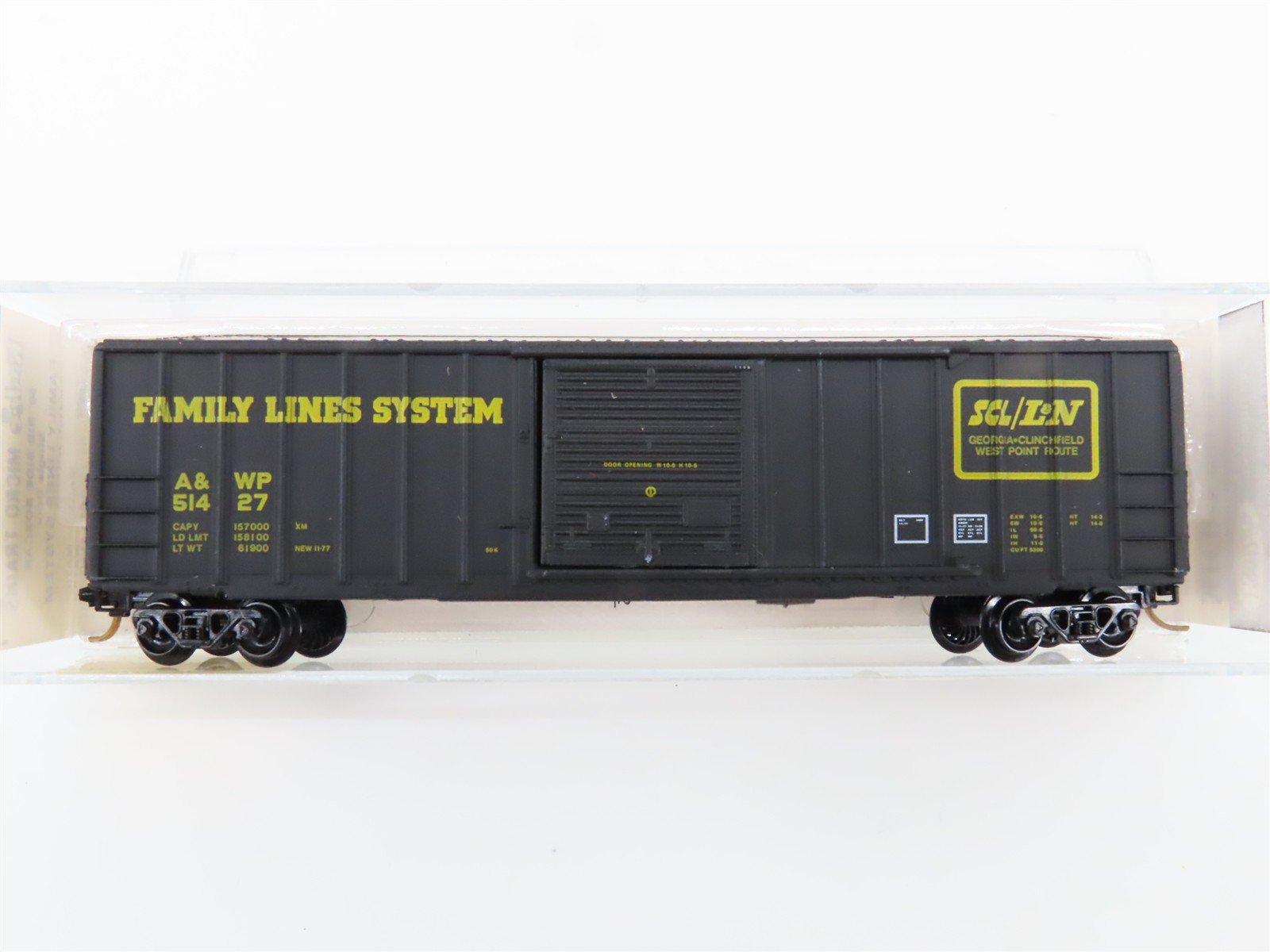 N Scale Micro-Trains 25200 A&WP Family Lines System 50' Box Car 51427 RTR