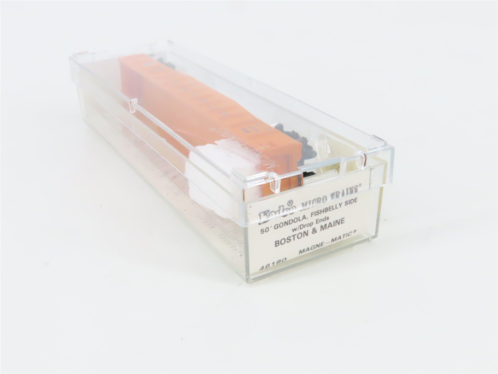 N Scale Micro-Trains 46180 BM Boston & Maine 50' Gondola 9076 RTR