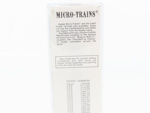 N Scale Micro-Trains 46180 BM Boston & Maine 50' Gondola 9076 RTR