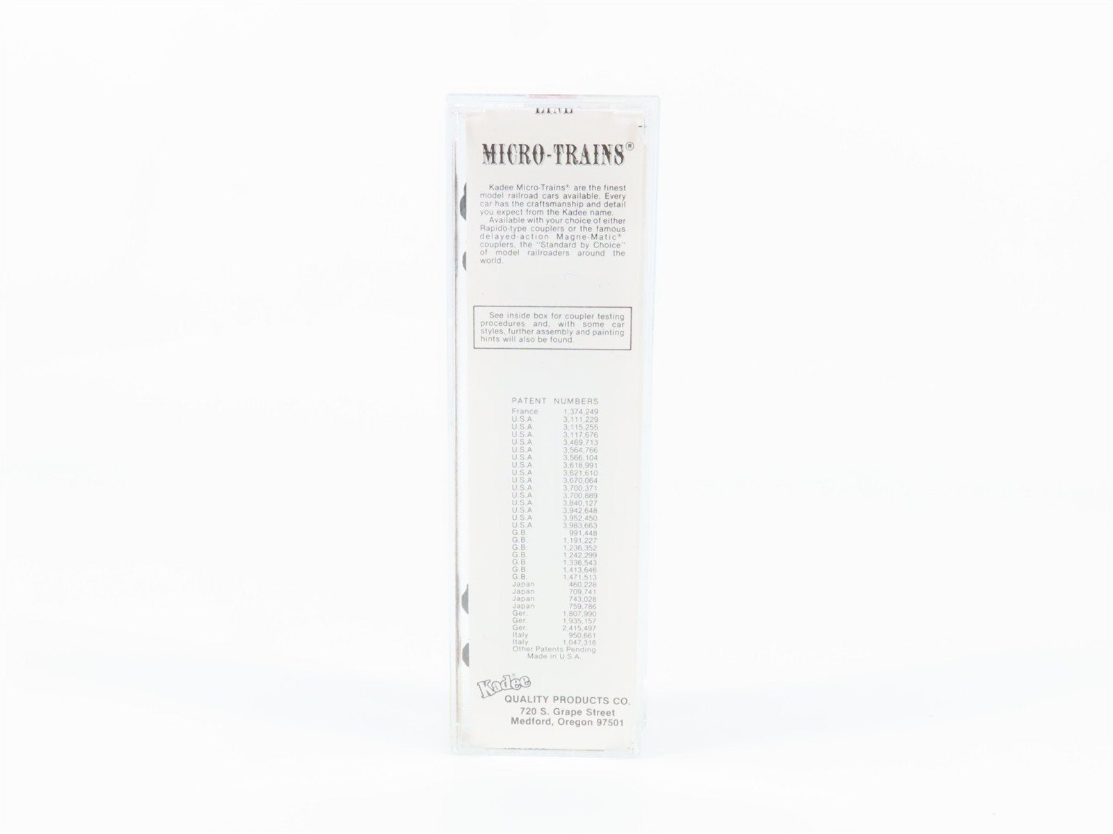 N Scale Micro-Trains 25220 VTR Vermont Railway 50' Box Car 4019 RTR