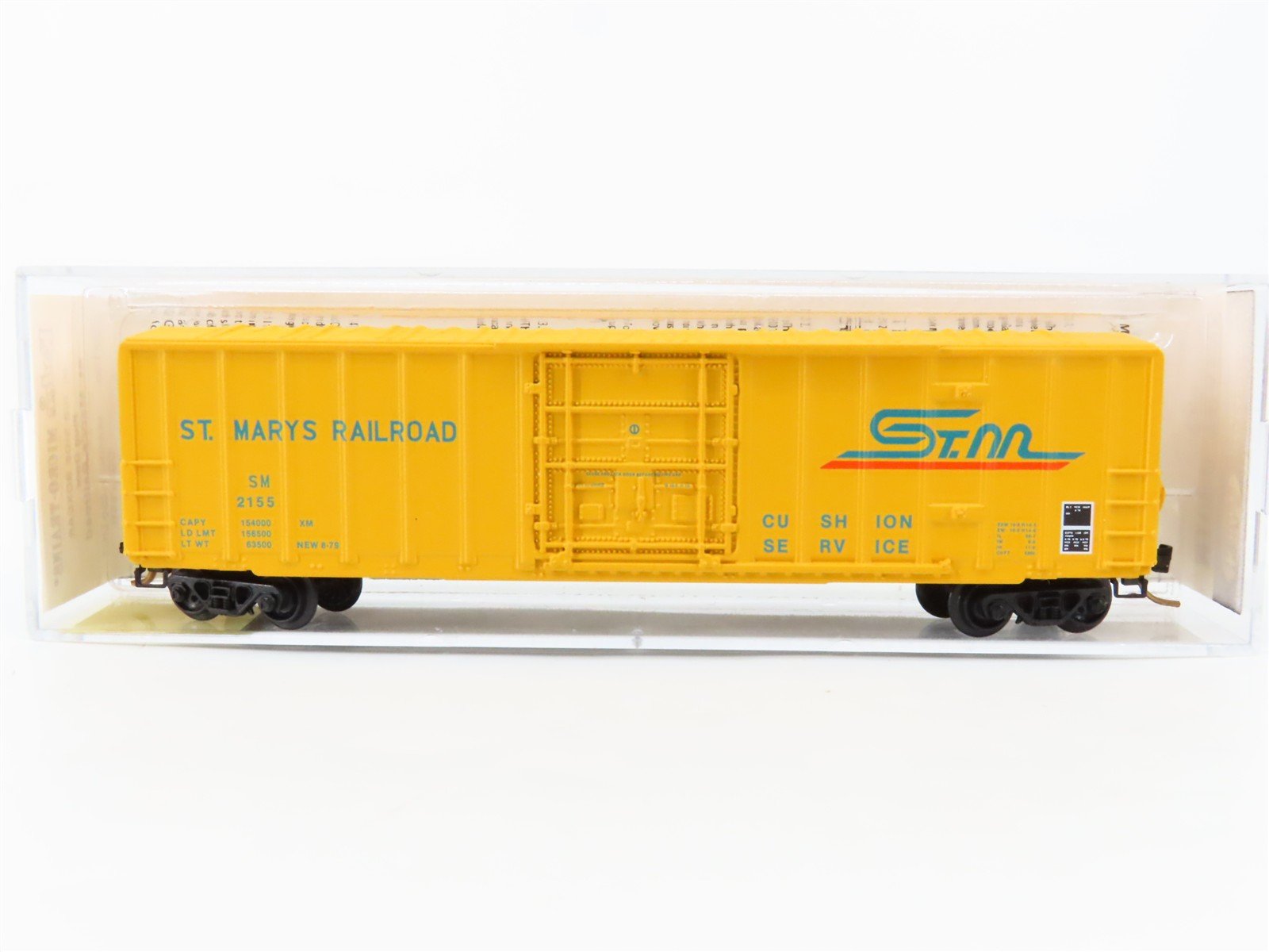 N Scale Micro-Trains 27130 SM St. Marys Railroad 50' Box Car 2155 RTR