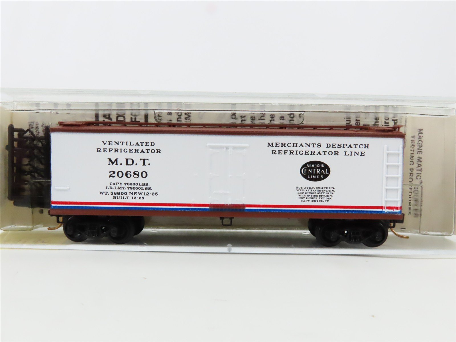 N Scale Micro-Trains 49140 MDT New York Central 40' Reefer 20680 RTR