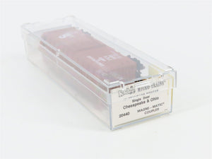 N Scale Micro-Trains 20440 C&O Chesapeake & Ohio 40' Box Car 18499 RTR