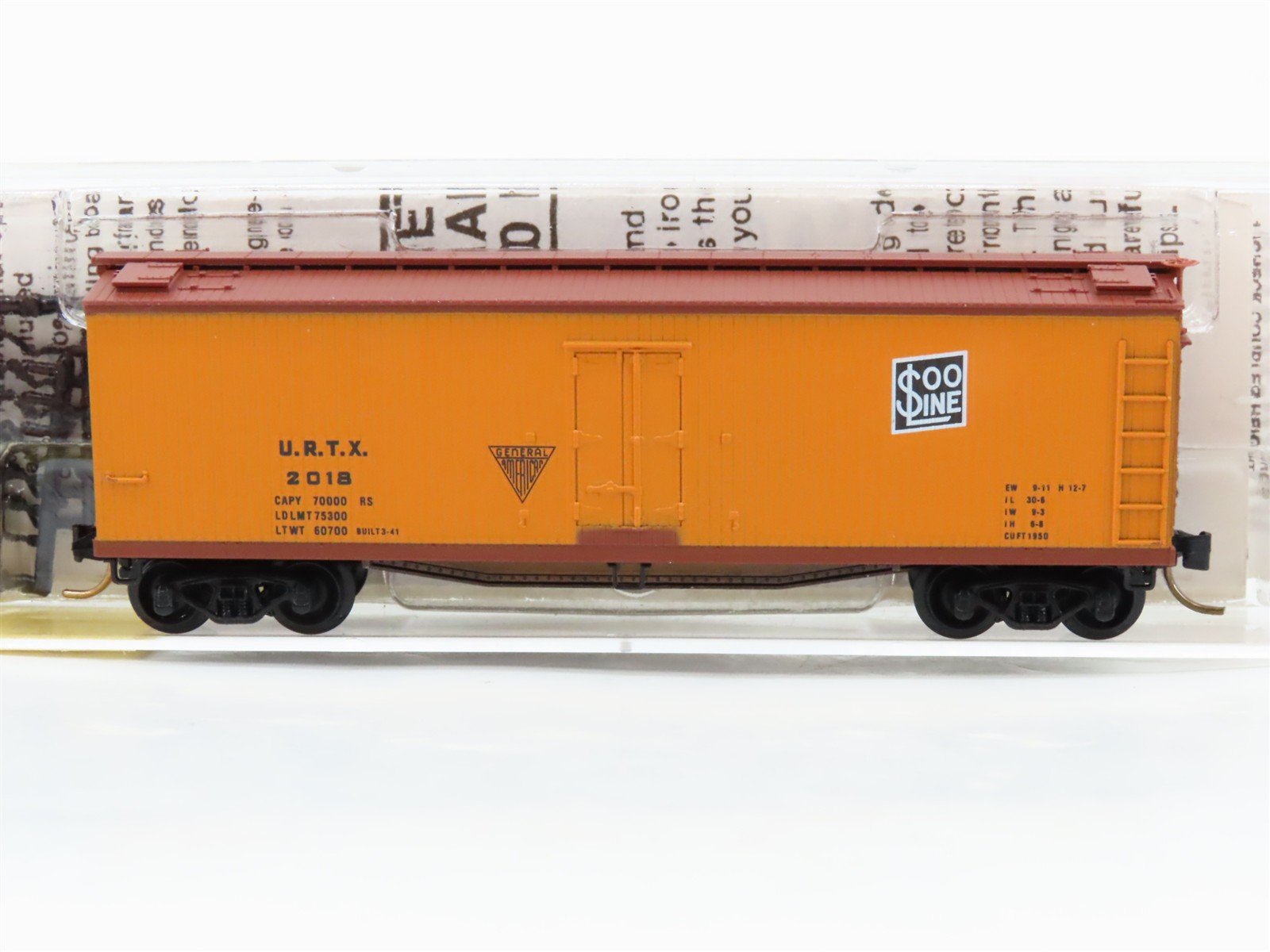 N Scale Micro-Trains 49300 URTX Soo Line 40' Reefer 2018 RTR