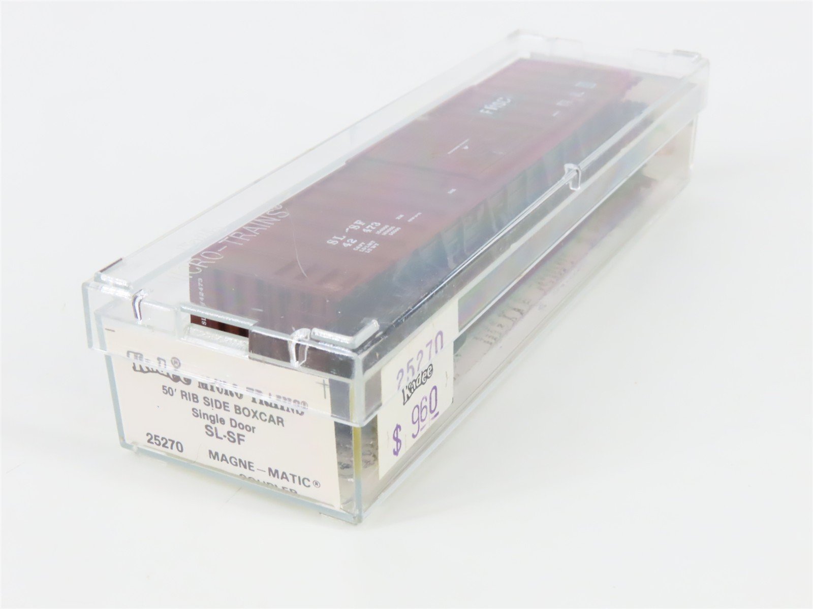 N Scale Micro-Trains 25270 SL-SF St. Louis-San Francisco 50' Box Car 42473 RTR