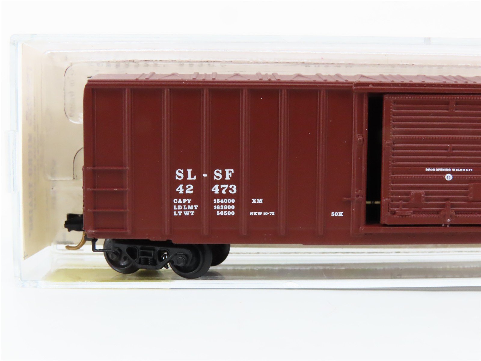 N Scale Micro-Trains 25270 SL-SF St. Louis-San Francisco 50' Box Car 42473 RTR