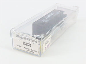 N Scale Micro-Trains 55220 RDG Reading 33' 2-Bay Hopper 64395 RTR