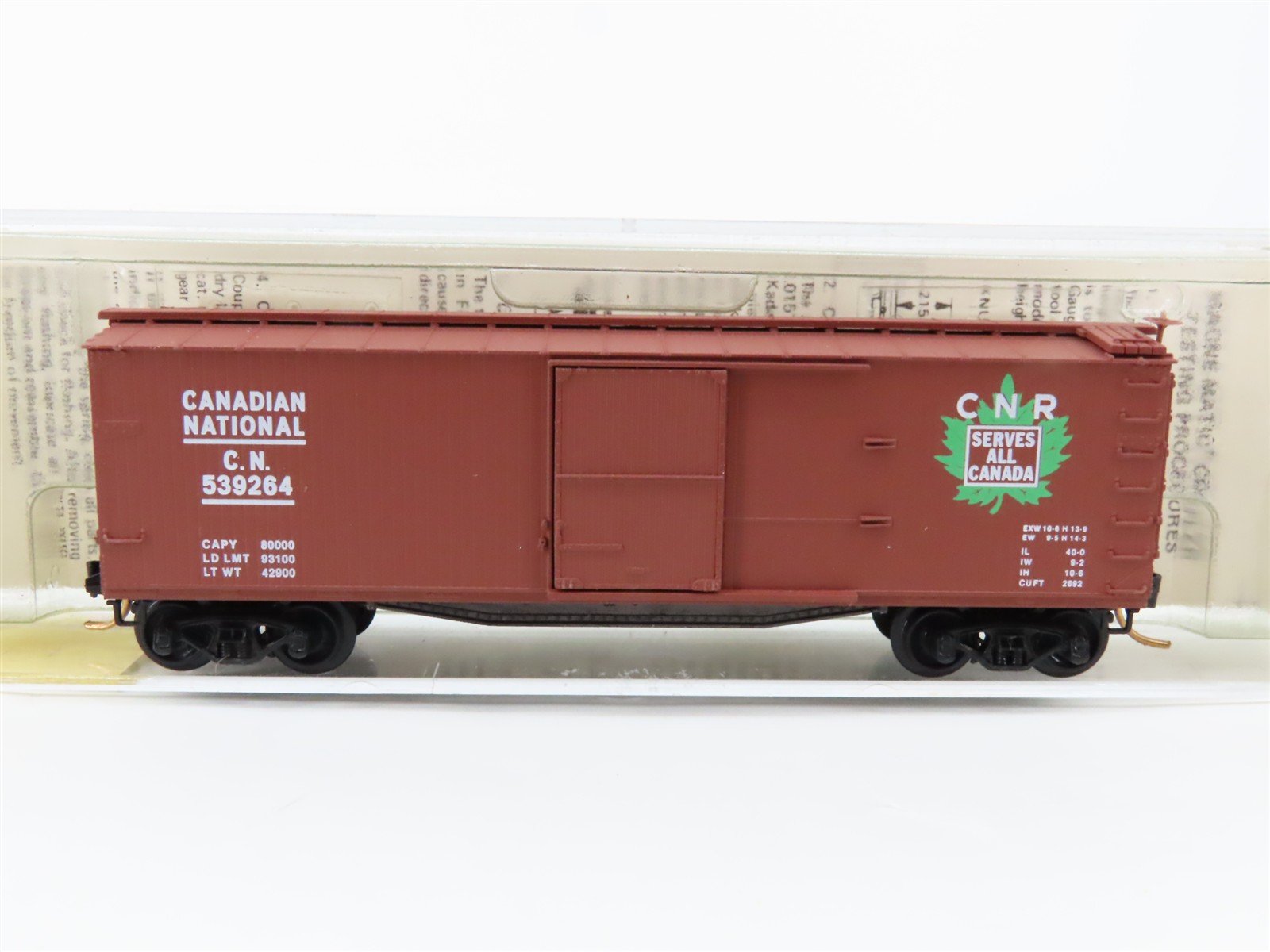 N Scale Micro-Trains 39040 CN Canadian National 40' Double Sheathed Box Car RTR