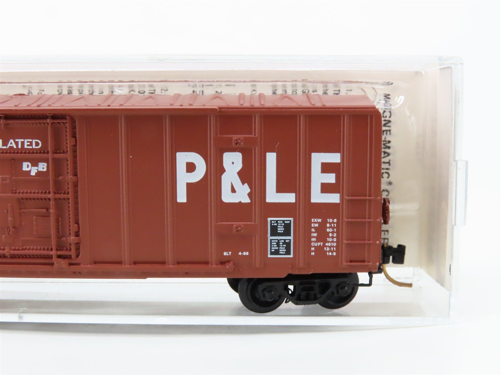 N Scale Micro-Trains 27050 P&LE Pittsburgh & Lake Erie 50' Box Car 6998 RTR