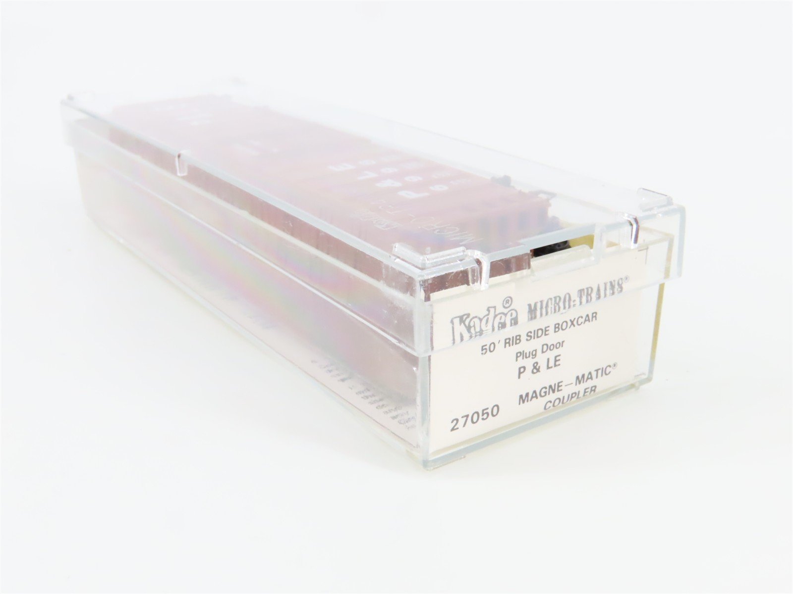N Scale Micro-Trains 27050 P&LE Pittsburgh & Lake Erie 50' Box Car 6998 RTR