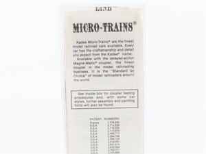 N Scale Micro-Trains 51050 NP Northern Pacific 34' Wood-Sheathed Caboose RTR