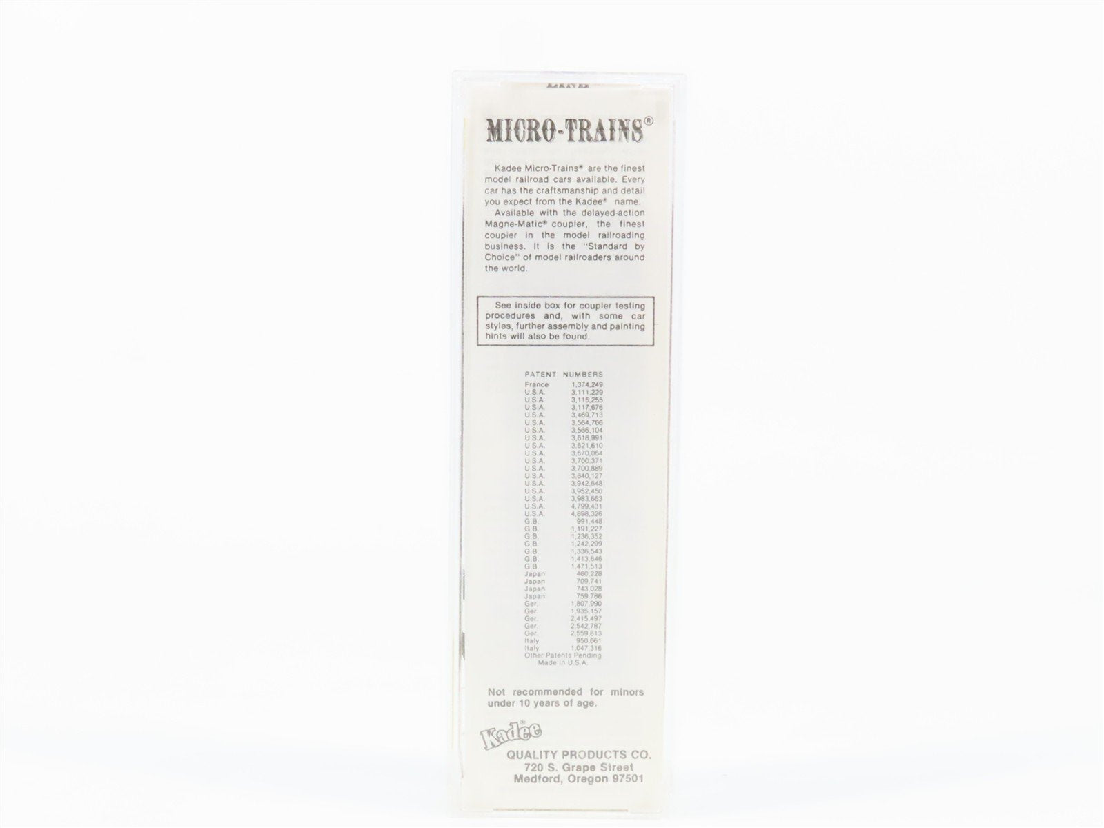 N Scale Micro-Trains 23170 GTW Grand Trunk Western 40' Box Car 585881 RTR