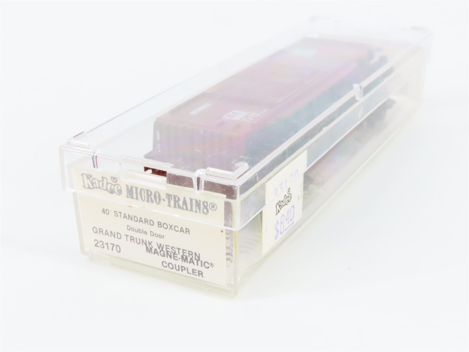 N Scale Micro-Trains 23170 GTW Grand Trunk Western 40' Box Car 585881 RTR