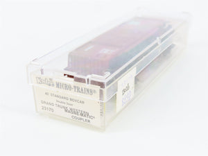 N Scale Micro-Trains 23170 GTW Grand Trunk Western 40' Box Car 585881 RTR