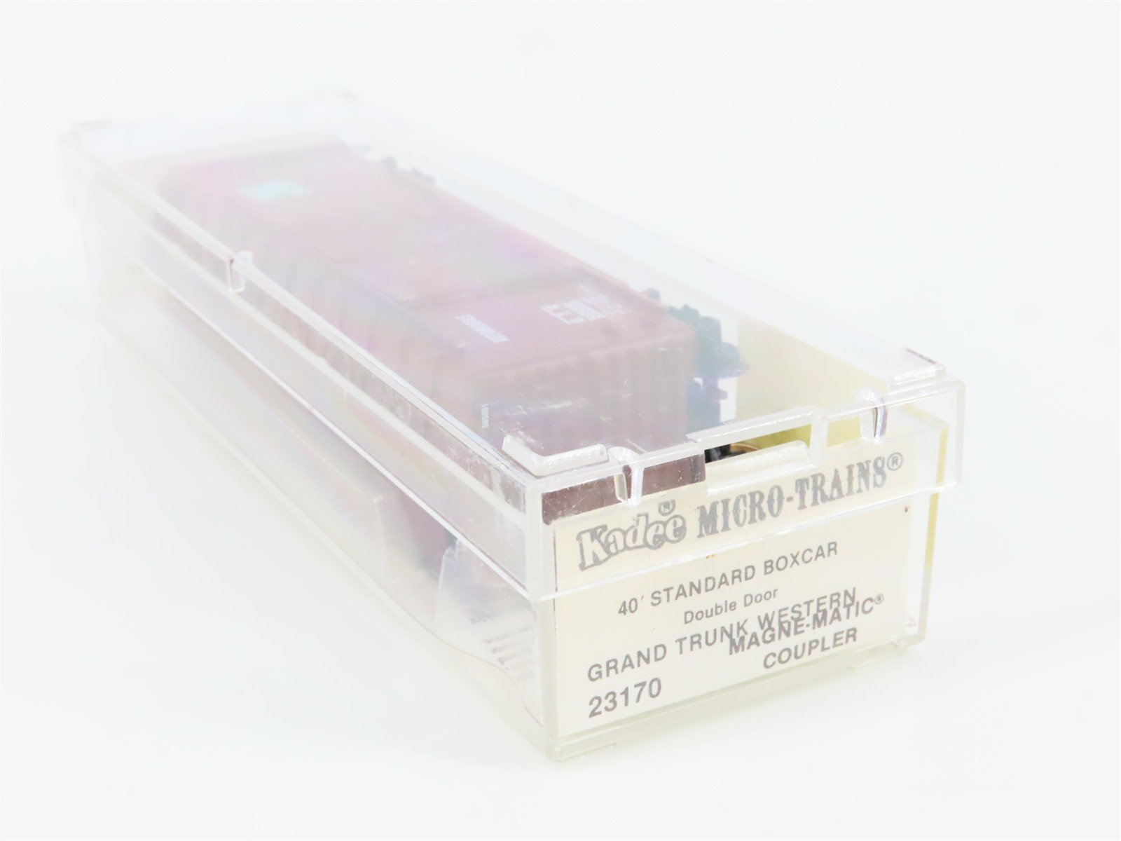 N Scale Micro-Trains 23170 GTW Grand Trunk Western 40' Box Car 585881 RTR
