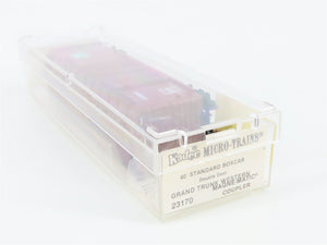 N Scale Micro-Trains 23170 GTW Grand Trunk Western 40' Box Car 585881 RTR