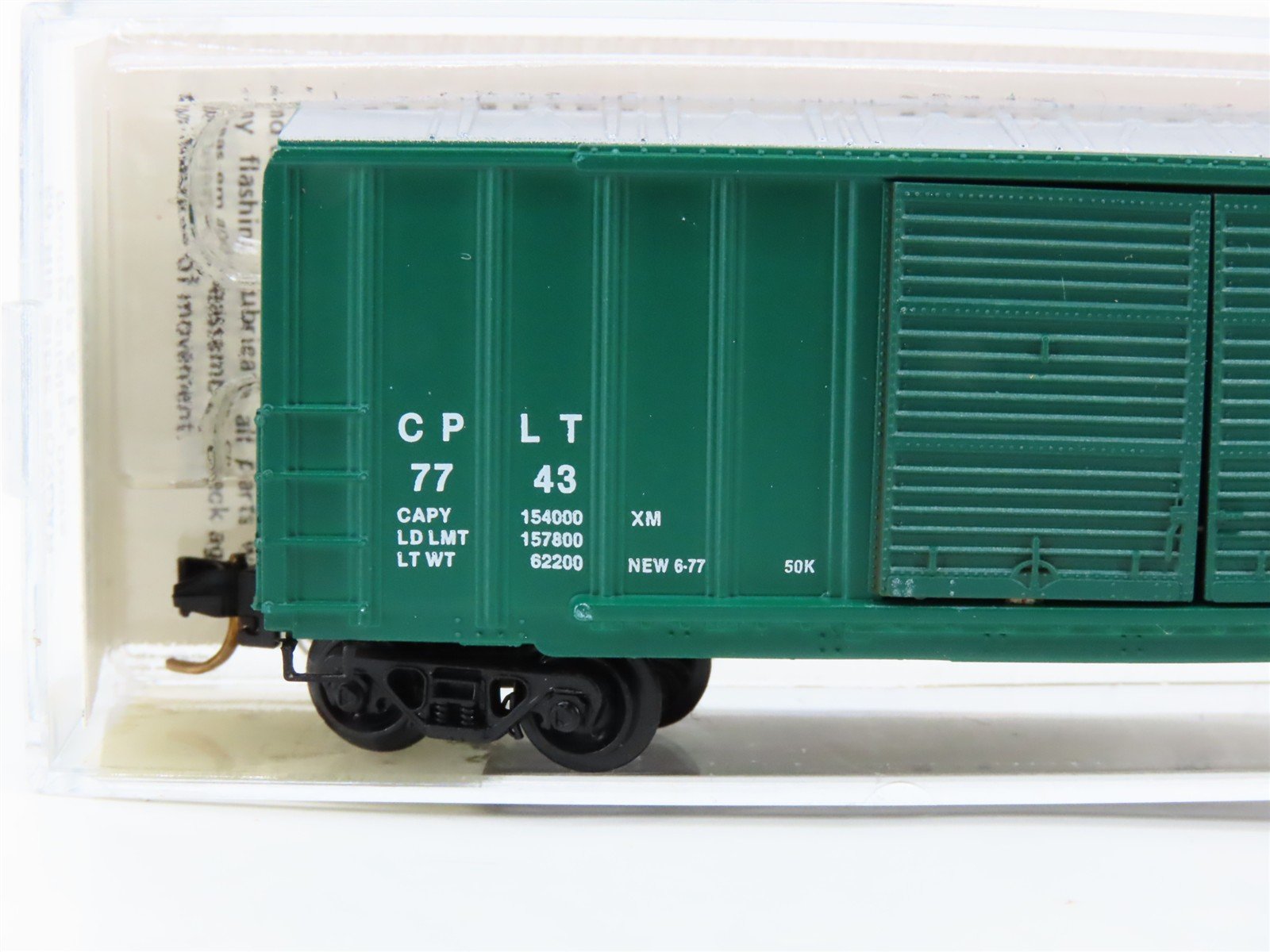 N Scale Micro-Trains 30100 CPLT Camino, Placerville & Lake Tahoe 50' Box Car RTR