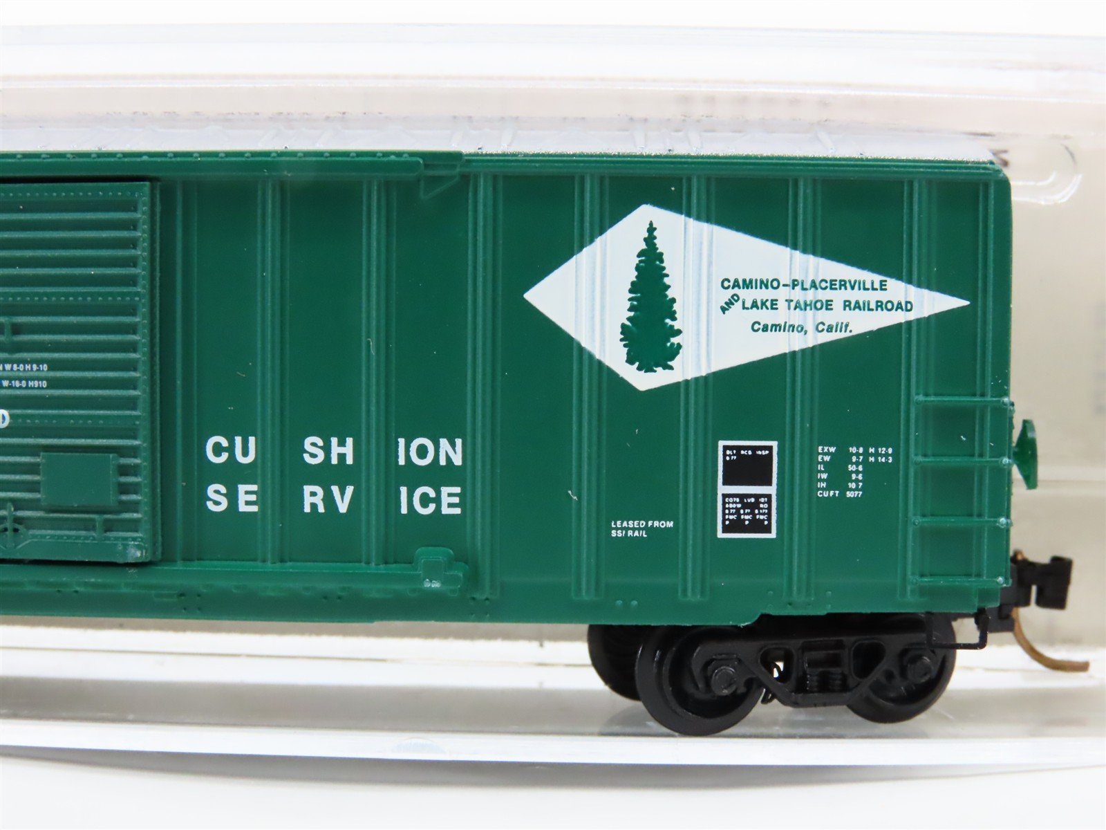 N Scale Micro-Trains 30100 CPLT Camino, Placerville & Lake Tahoe 50' Box Car RTR