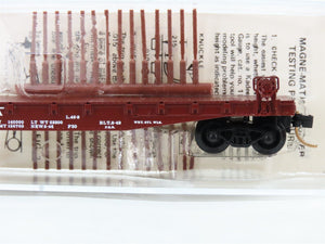 N Scale Micro-Trains 45140 PRR Pennsylvania 50' Fishbelly Flat Car 470128 RTR