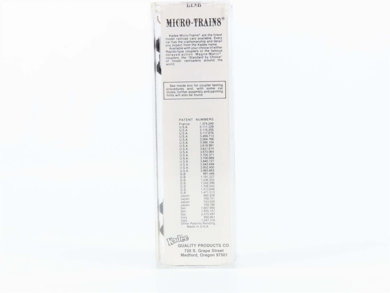 N Scale Micro-Trains 30120 WCTR White City Terminal 50' Box Car 100589 RTR