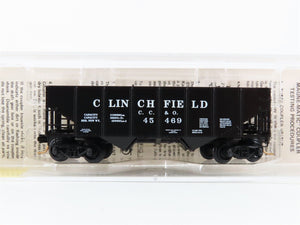 N Scale Micro-Trains 56190 CC&O Clinchfield 33' 2-Bay Hopper 45469 RTR