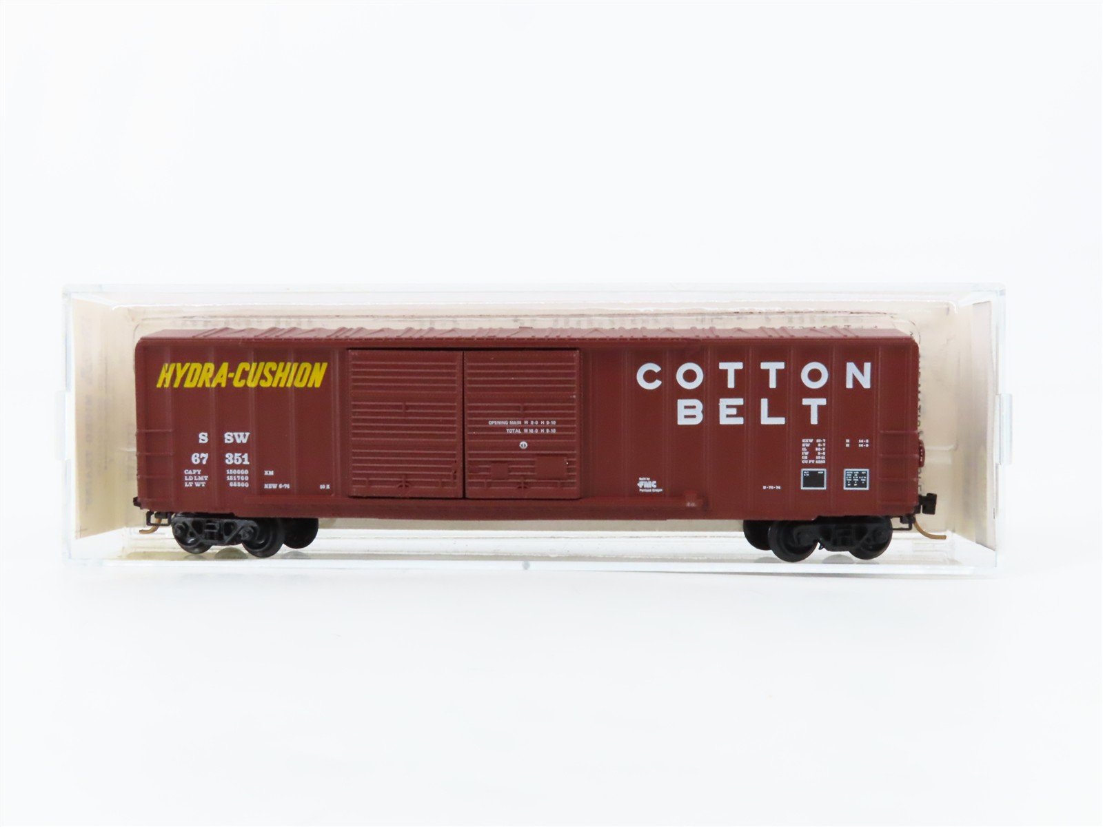 N Scale Micro-Trains 30060 SSW Cotton Belt 50' Box Car 67351 RTR