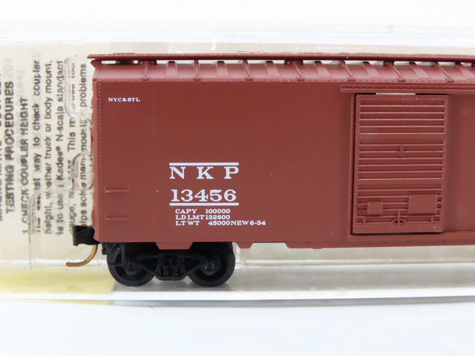 N Scale Micro-Trains 20016 NKP Nickel Plate Road 40' Box Car 13456 RTR