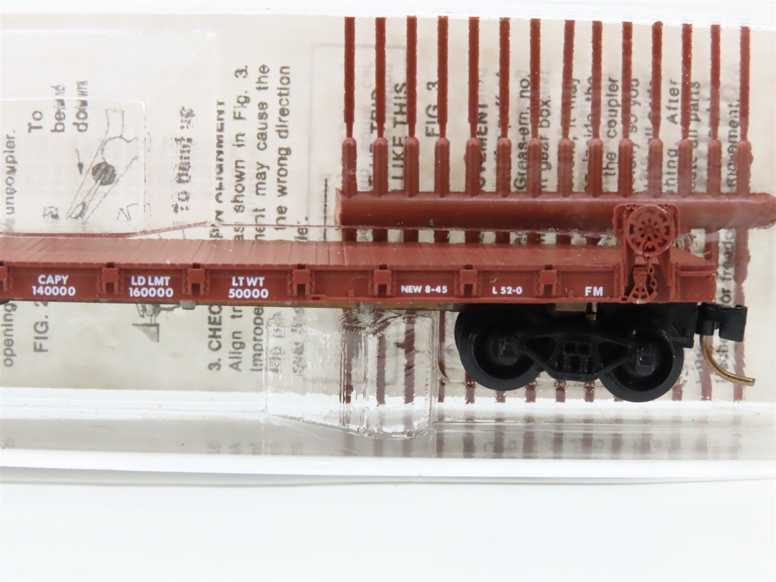 N Scale Micro-Trains 44010 GN Great Northern 50' Flat Car 66208 RTR