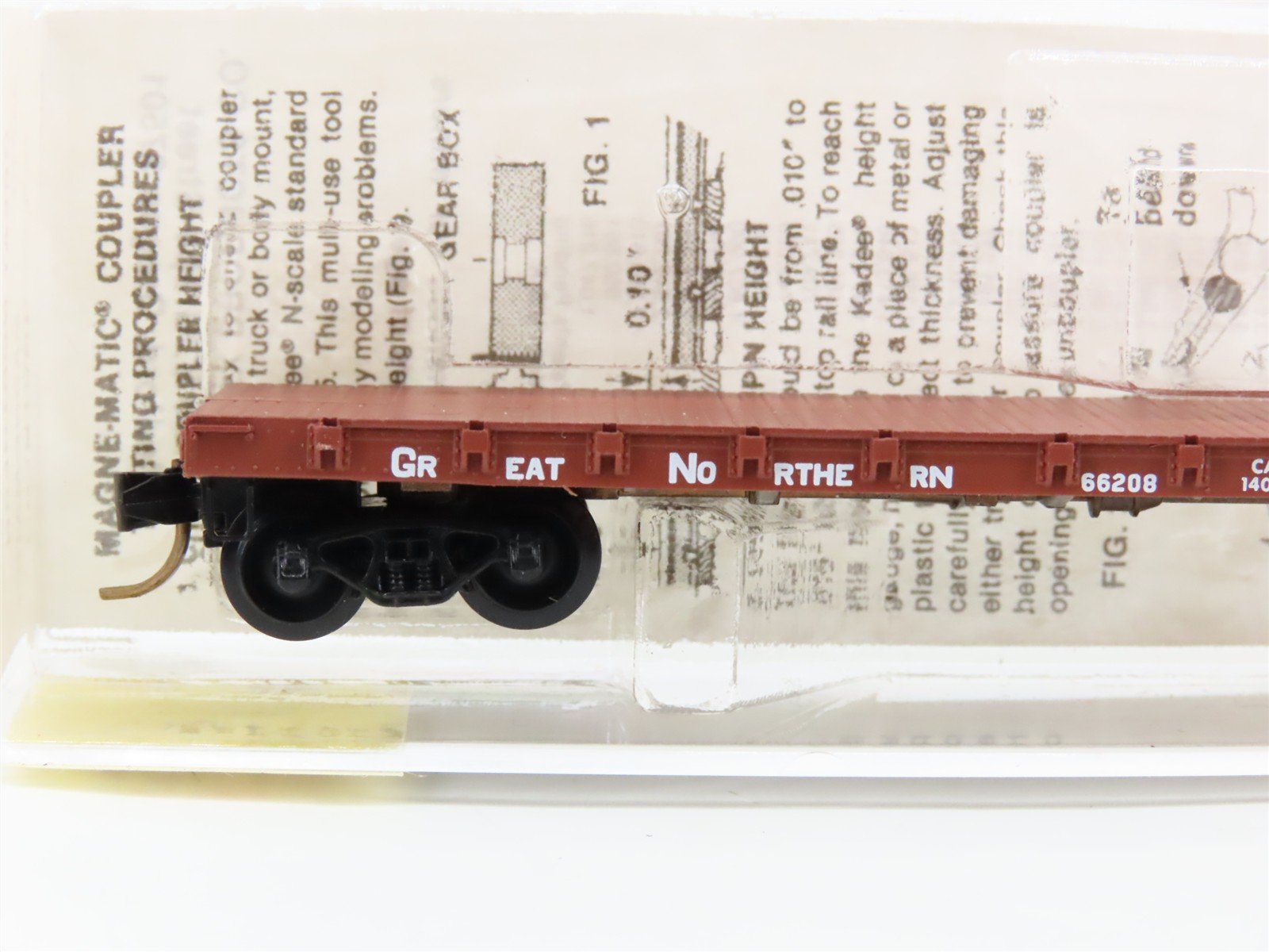 N Scale Micro-Trains 44010 GN Great Northern 50' Flat Car 66208 RTR