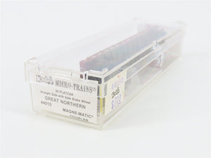 N Scale Micro-Trains 44010 GN Great Northern 50' Flat Car 66208 RTR