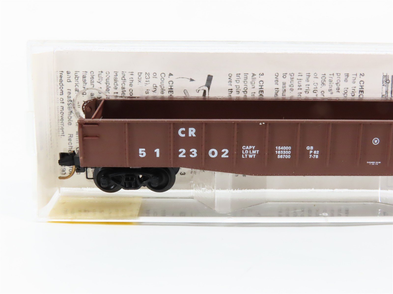 N Scale Micro-Trains 46320 CR Conrail 50' Gondola 512302 RTR