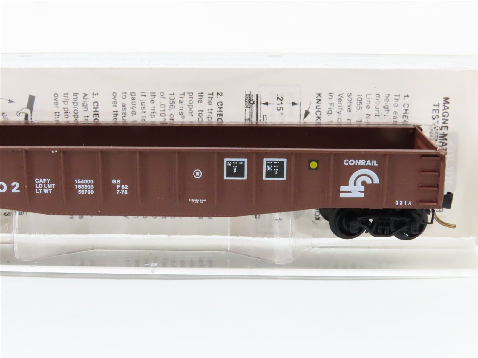 N Scale Micro-Trains 46320 CR Conrail 50' Gondola 512302 RTR