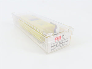 N Scale Micro-Trains 42030 MWR Muncie & Western 40' Box Car 1022 RTR