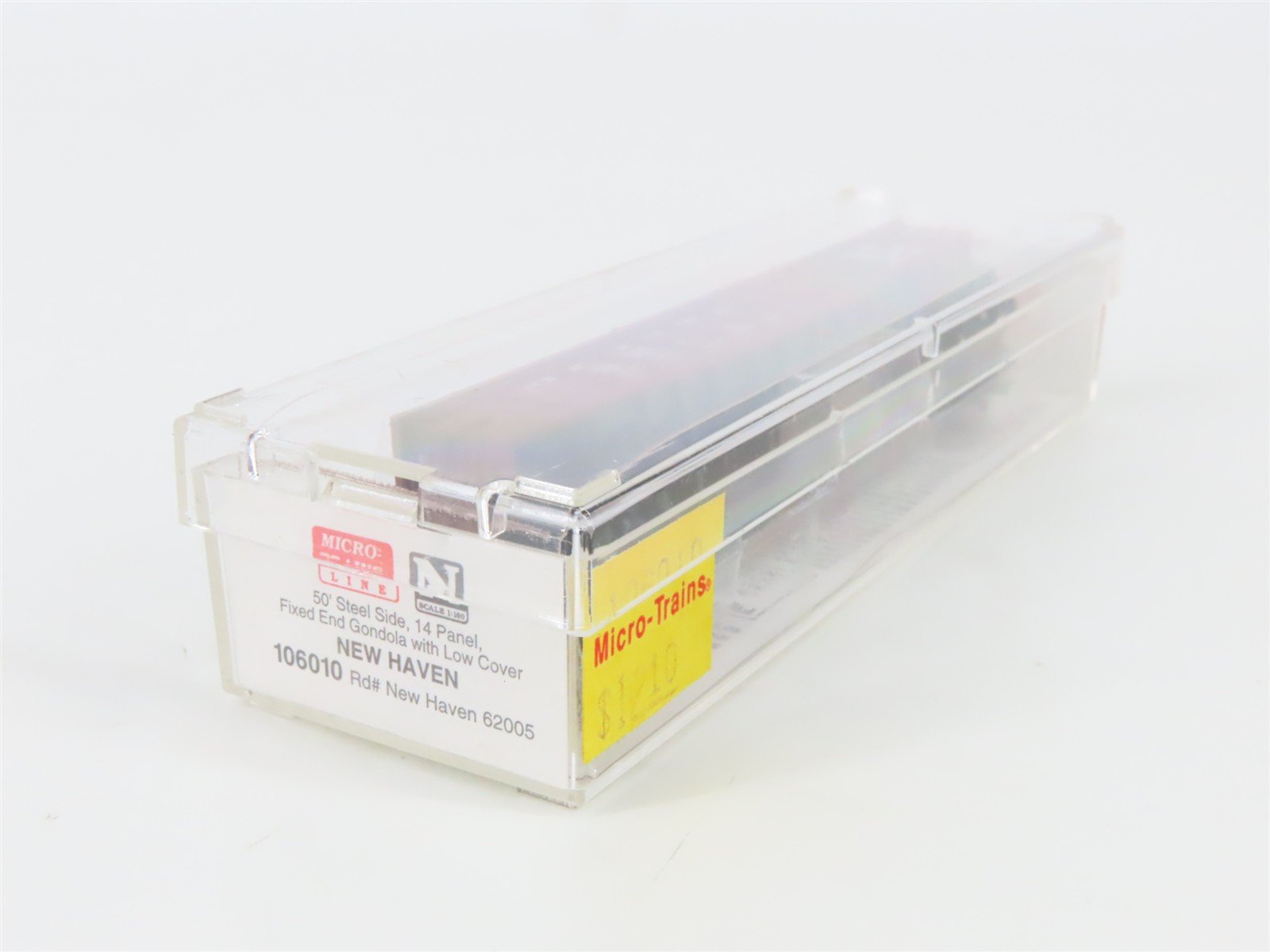 N Scale Micro-Trains 106010 NH New Haven 50' Covered Gondola 62005 RTR