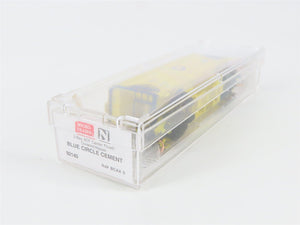 N Scale Micro-Trains 92140 BCAX Blue Circle Cement 2-Bay Covered Hopper 5 RTR