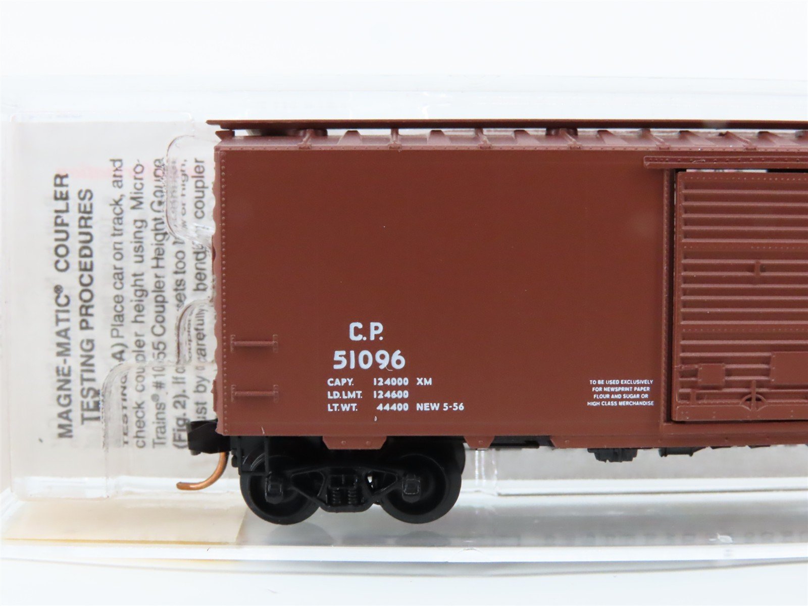 N Scale Micro-Trains 20436/3 CP Canadian Pacific 40' Box Car 51096 RTR