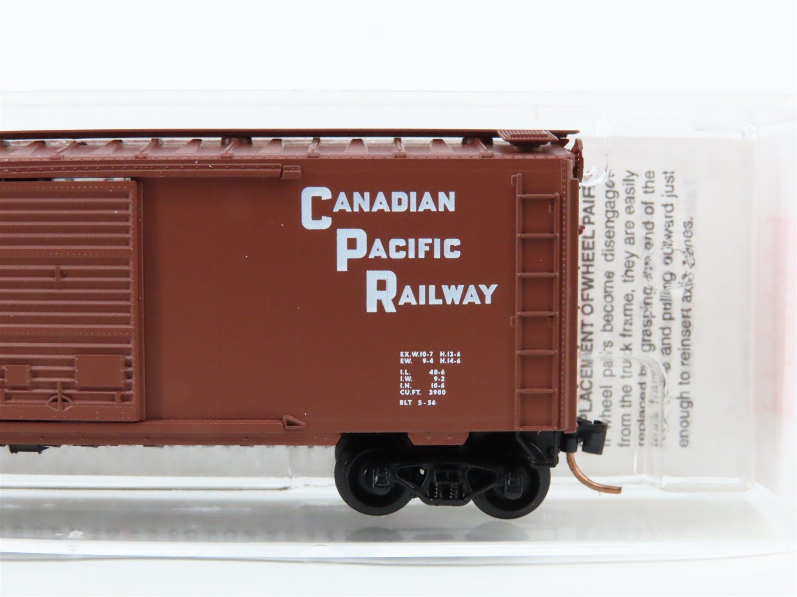 N Scale Micro-Trains 20436/3 CP Canadian Pacific 40' Box Car 51096 RTR