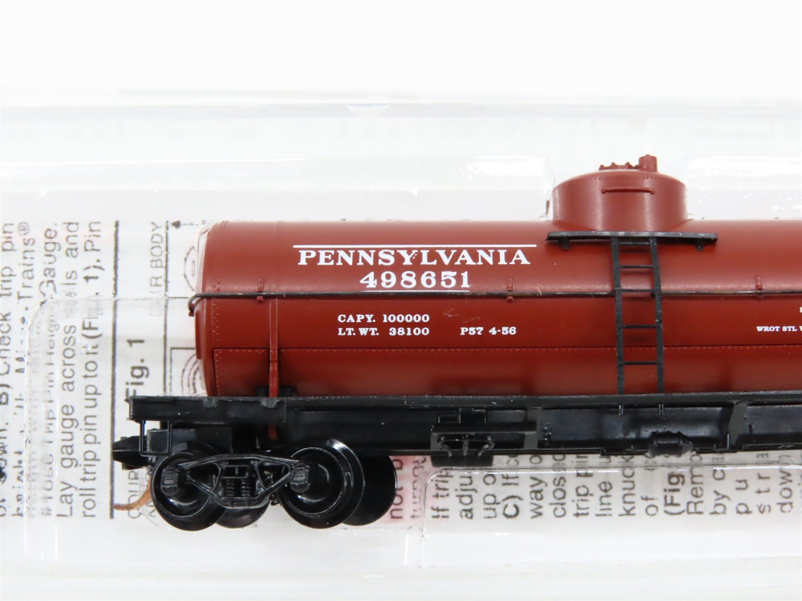 N Scale Micro-Trains 65230 Pennsylvania Railroad 39' Single Dome Tank Car RTR