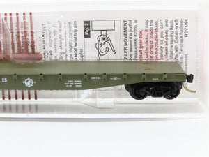 N Scale Micro-Trains 45180 USAX U.S. Army 50' Flat Car 38066 RTR
