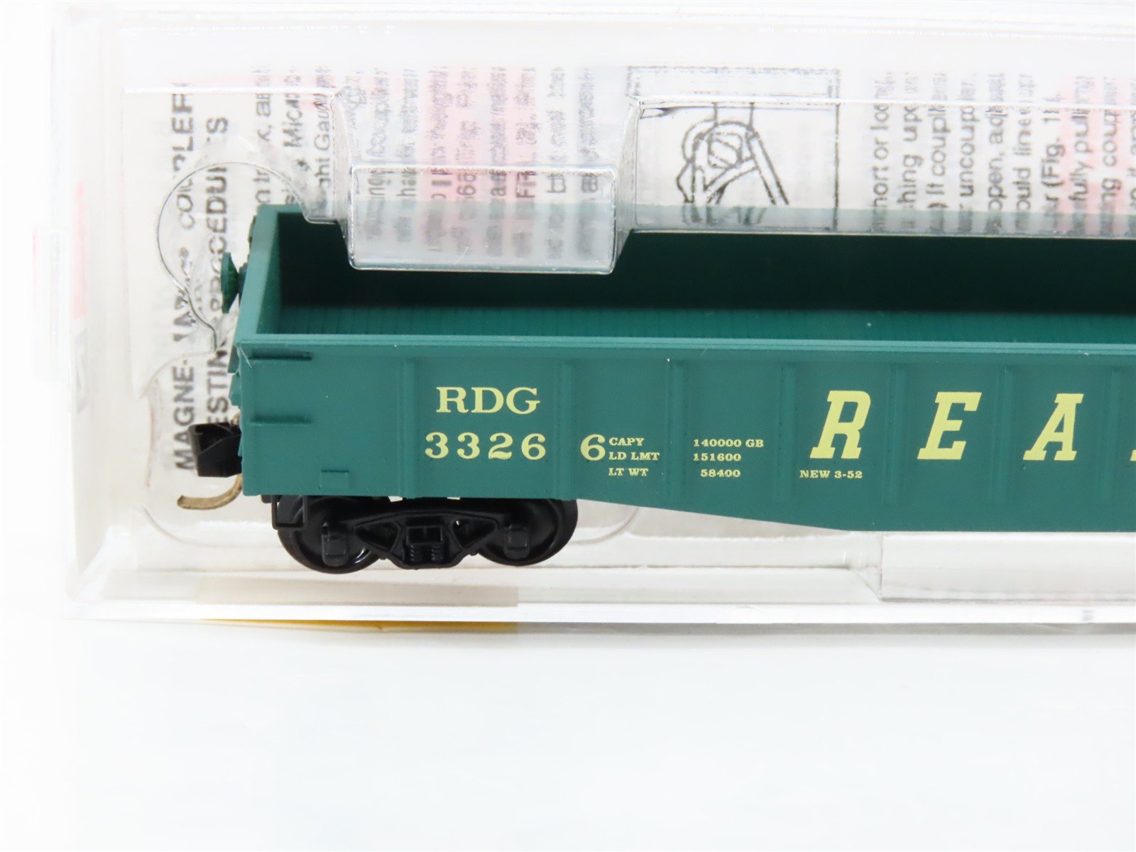 N Scale Micro-Trains 105010 RDG Reading 50' Gondola 3326 RTR