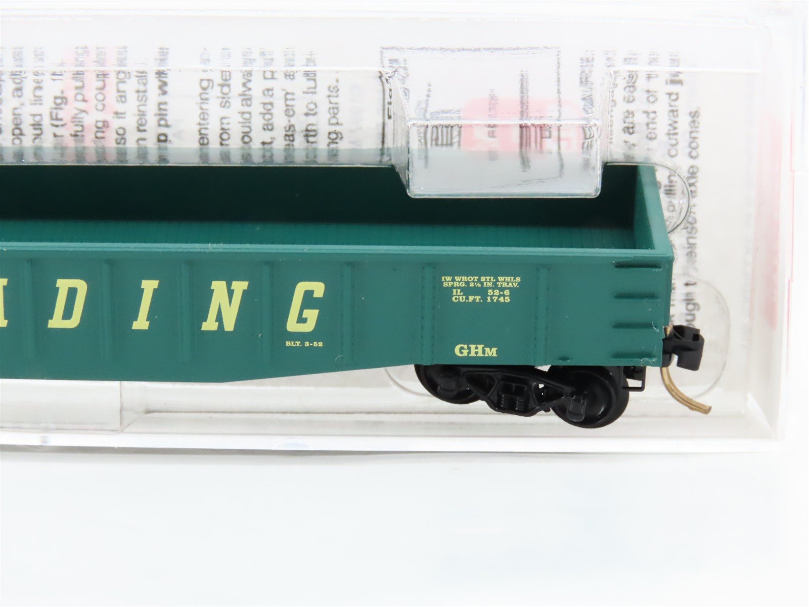 N Scale Micro-Trains 105010 RDG Reading 50' Gondola 3326 RTR