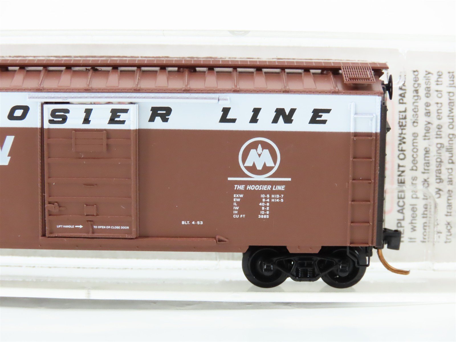N Scale Micro-Trains 20486 Chicago, Indianapolis & Louisville 40' Box Car RTR