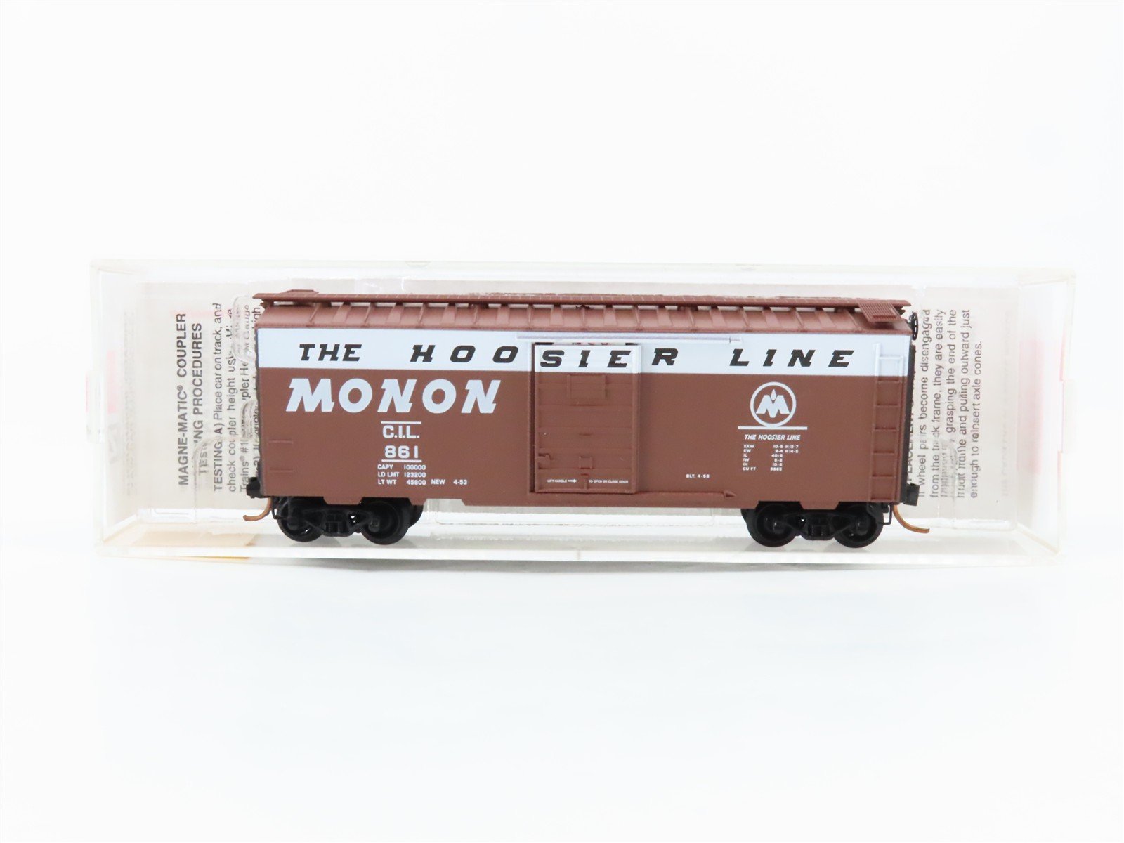 N Scale Micro-Trains 20486 Chicago, Indianapolis & Louisville 40' Box Car RTR
