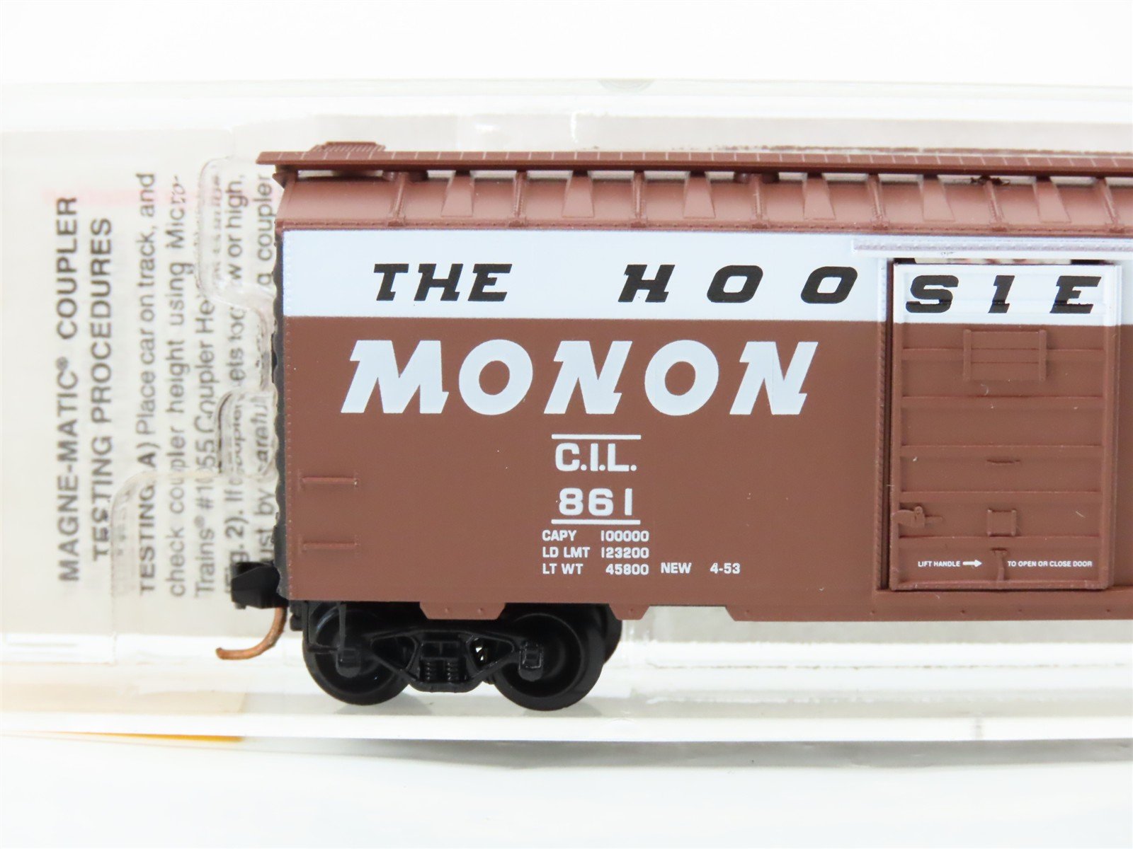 N Scale Micro-Trains 20486 Chicago, Indianapolis & Louisville 40' Box Car RTR