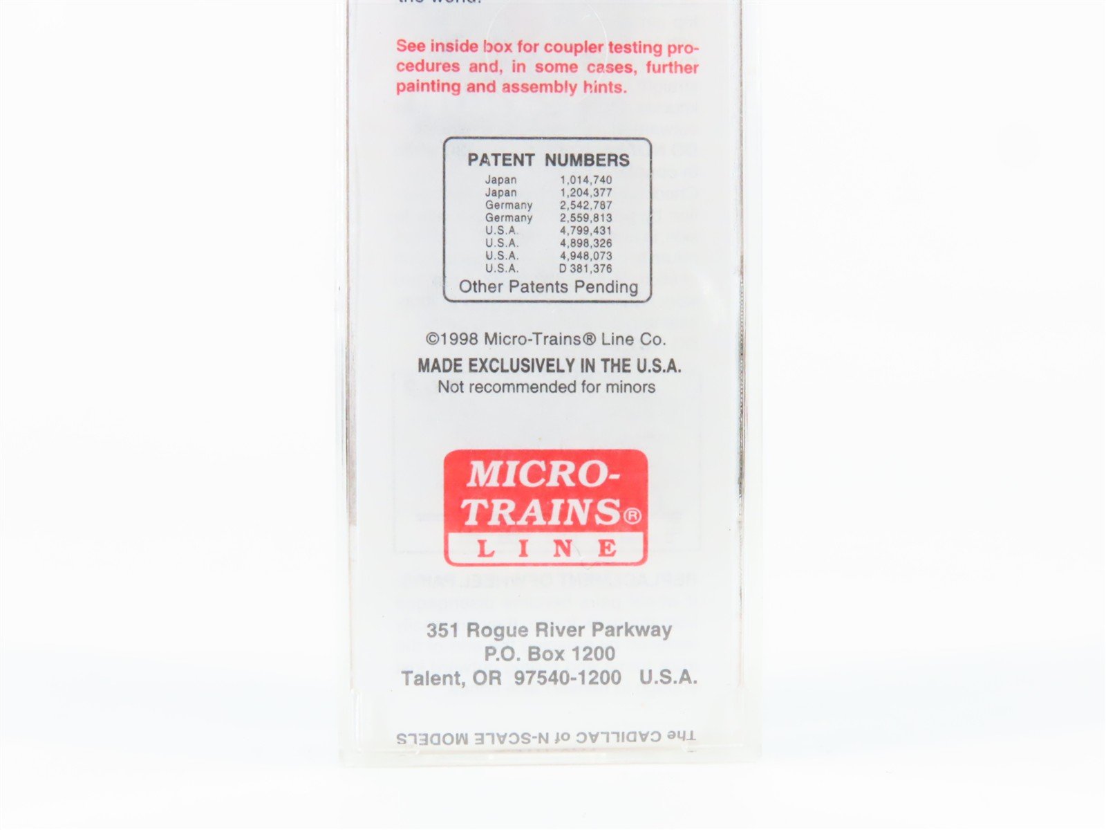 N Scale Micro-Trains 20486 Chicago, Indianapolis & Louisville 40' Box Car RTR