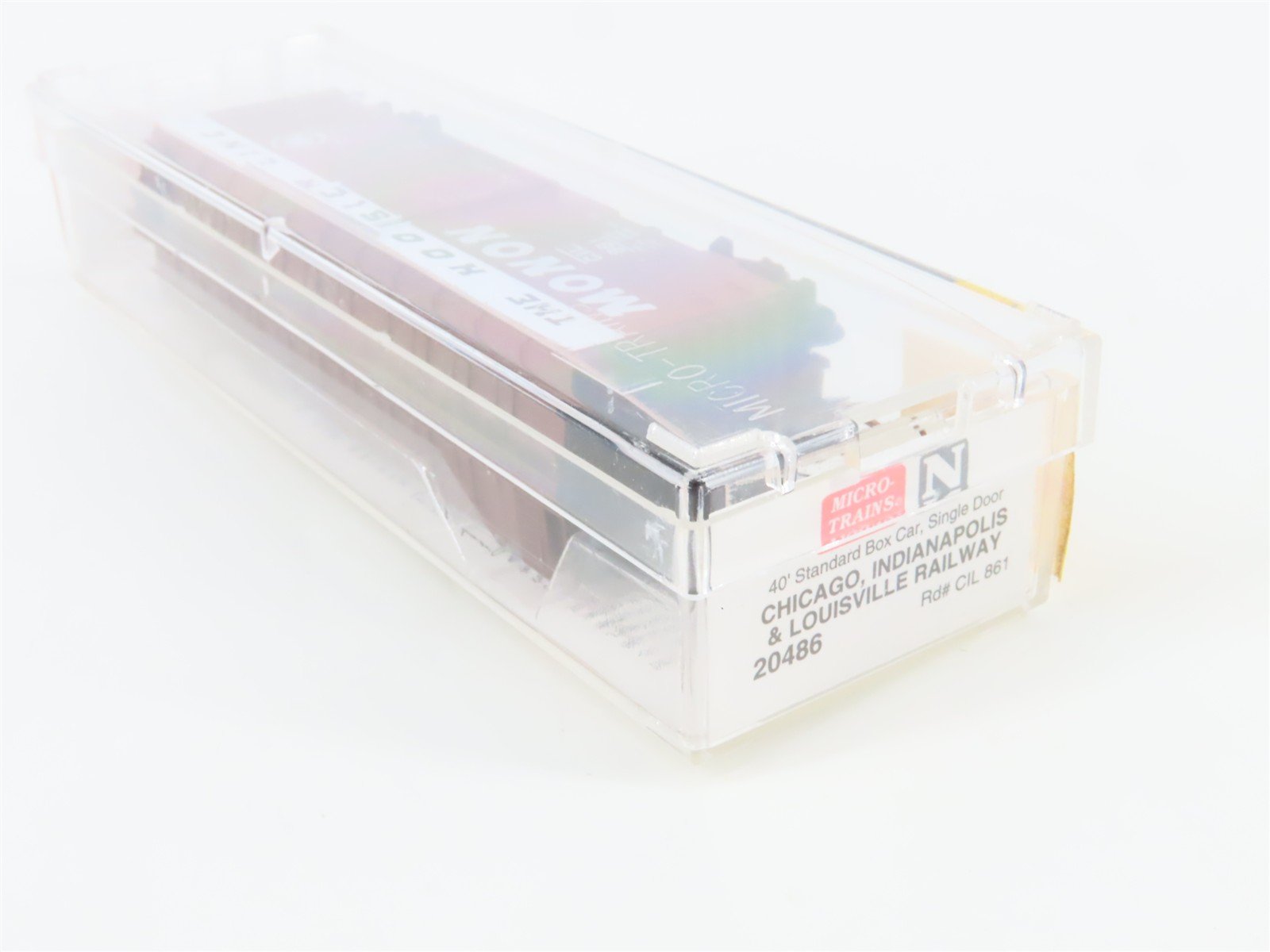 N Scale Micro-Trains 20486 Chicago, Indianapolis & Louisville 40' Box Car RTR