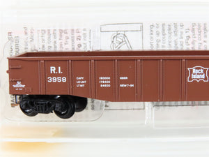 N Scale Micro-Trains 105510 RI Rock Island 50' Gondola 3958 RTR