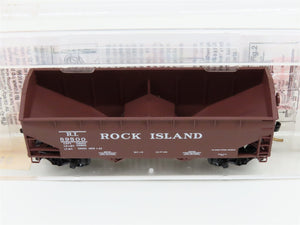 N Scale Micro-Trains 90010 RI Rock Island 33' 2-Bay Hopper 89500 RTR
