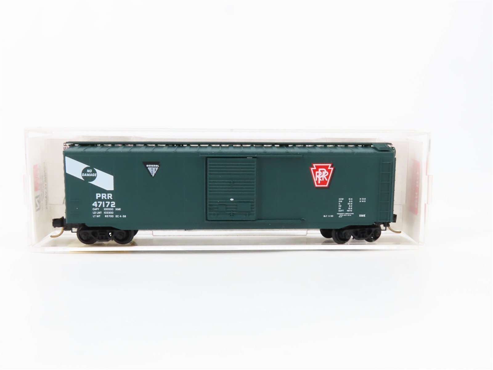 N Scale Micro-Trains 31270 PRR Pennsylvania 40' Box Car 47172 RTR