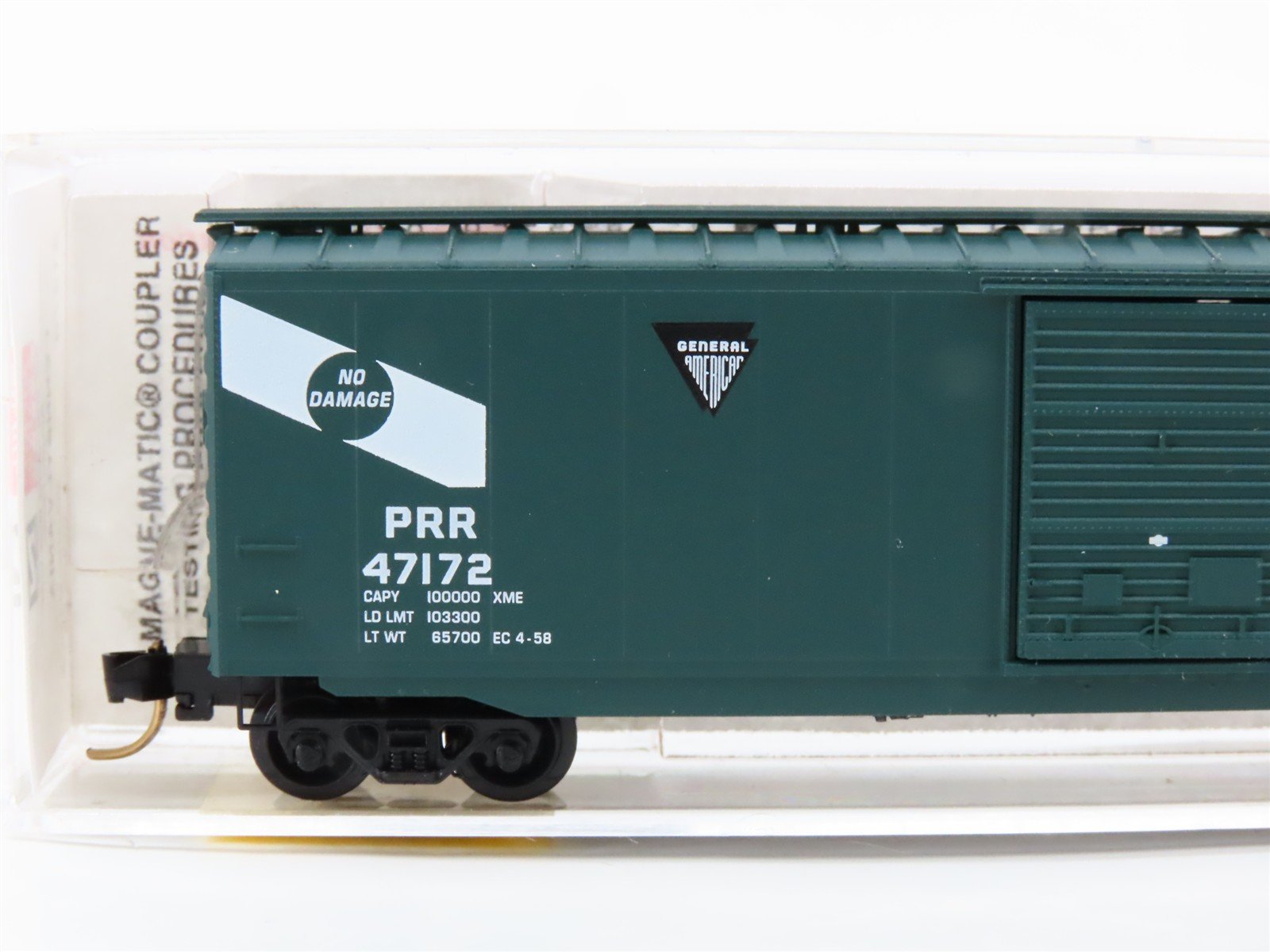 N Scale Micro-Trains 31270 PRR Pennsylvania 40' Box Car 47172 RTR